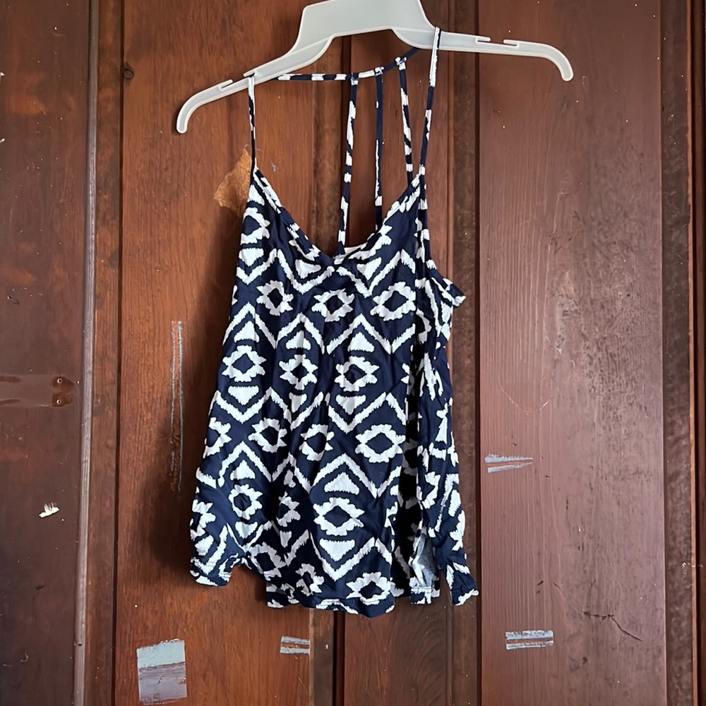 No Boundaries Patterned Tank Top